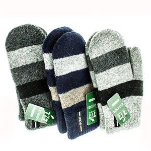 Подростковые варежки Катюша 50%фибра, 43% шерсть, 7% спандекс, (2212) - фото 24223