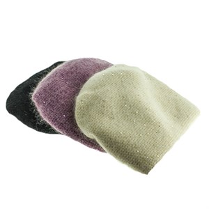 Шапка женская DIKA KNIT 52% ангора, 18% шерсть,30% акрил (1612-3) - фото 24358