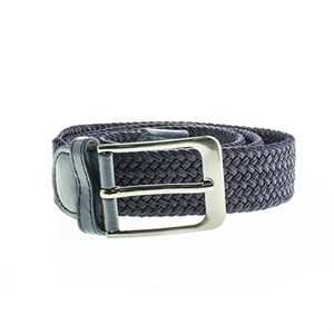 Ремень-резинка текстиль/гал.кожа класс. пряжка (2112-18) - фото 24482