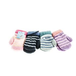 Детские варежки Liliya 75% кашемир, 20% бамбук, 4% акрил, 1% спандекс (76) - фото 24589