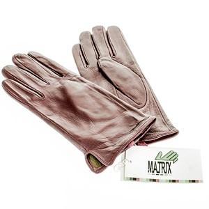 Перчатки жен. Matrrix натуральная кожа  подкл. п/плюш (20016) - фото 24602