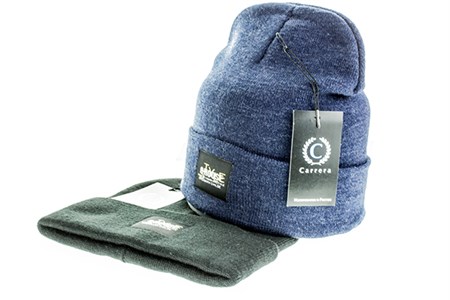 Шапка мужская Carrera 100% полиэстер  (19.11 -2) - фото 24726