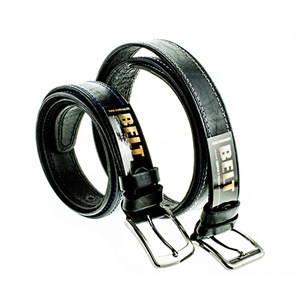 Ремень BELT мужской натуральная кожа, клас. пряжка (2409-9) - фото 24848