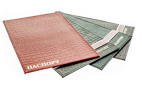 Обложка для паспорта натуральная кожа  (2209-8) - фото 25276