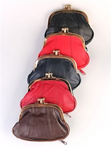 Монетница женская Dawoca натуральная кожа (323) - фото 25283