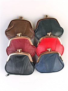 Монетница женская натуральная кожа (322) - фото 25288