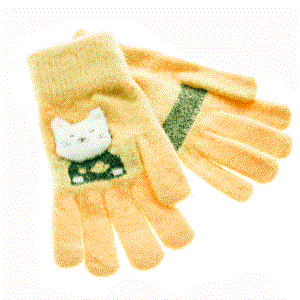 Детские перчатки Meideli 70%шерсть, 20% бамбук, 10% акрил (5131) - фото 25932