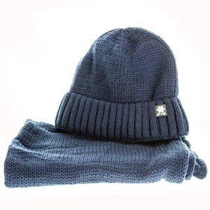 Комплект мужской (шапка+хомут) GTRM 100%акрил на флисе (090-2) - фото 26592