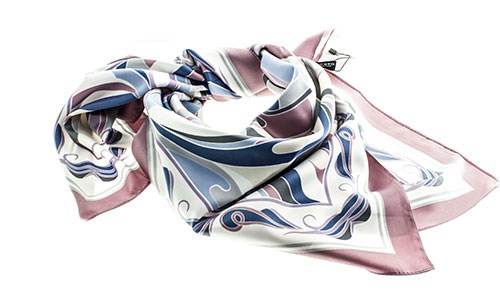 Платок женский  Valentino 100% шелк (9106) - фото 27178