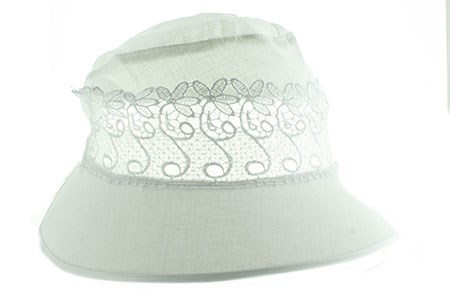 Шляпа женская Мила 100% лен  (Жанна) - фото 27328