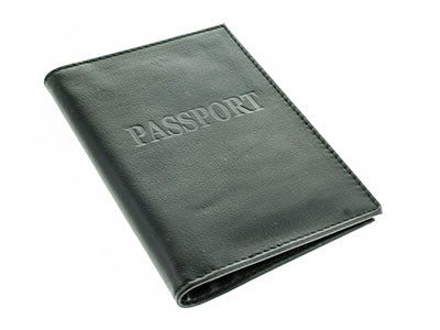 Обложка для паспорта ПЛАСТКОЖ, натуральная кожа  (1210) - фото 27592
