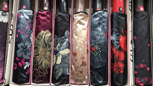 Зонт DINIYA женский автоматический 100% п/э (2246) - фото 27625