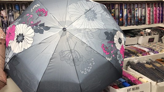 Зонт DINIYA женский автоматический 100% п/э (2246) - фото 27628