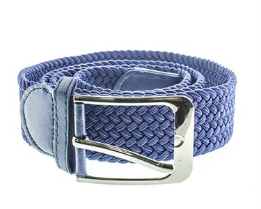 Ремень-резинка текстиль/гал.кожа класс. пряжка (2706-1) - фото 27736