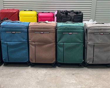 Чемодан Leegi полиэстер 4 колеса бордо (2806) - фото 27752