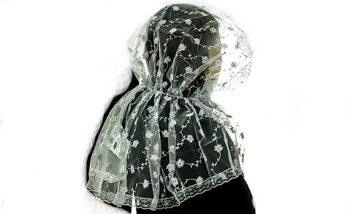 Платок женский ниспадающий 30% хлопок, 70% полиэстер (1104-3) - фото 27797