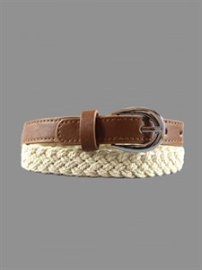 Ремень-резинка текстиль/гал.кожа класс. пряжка (320019) - фото 27868