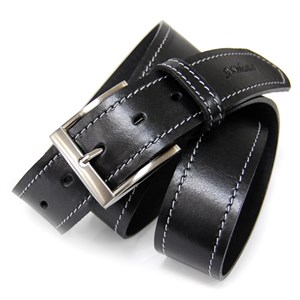 Ремень мужской A. Valentino натуральная кожа, клас. пряжка (401) - фото 27870