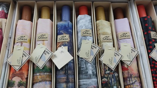 Зонт SPONSA автоматический женский 100% п/э (7008) - фото 28283