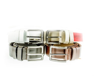 Ремень BELT PREMIUM унисекс натуральная кожа класс.пряжка (02.07-7) - фото 28300