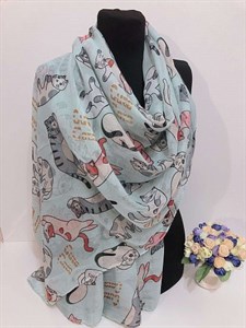 Палантин женский 100% хлопок 180*80 (218808) - фото 28356