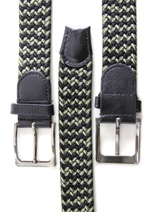 Ремень-резинка текстиль/гал.кожа класс. пряжка (35118) - фото 28579