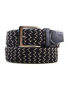 Ремень-резинка текстиль/гал.кожа класс. пряжка (35118) - фото 28580