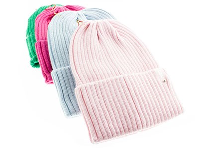 Шапка женская DIKA KNIT 65% вискоза, 30% п/э,5% эластан (1209-12) - фото 28620