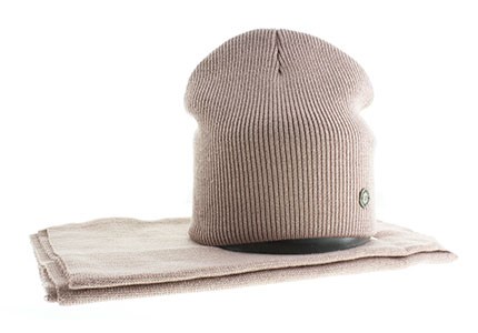 Комплект женский VEPANSE (шапка + хомут) 50% шерсть,50% акрил (1209-30) - фото 28650