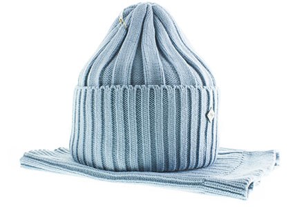 Комплект женский VEPANSE (шапка + хомут) 10% кашемир 10% шелк,40% вискоза, 20%шерсть  (1209-32) - фото 28652