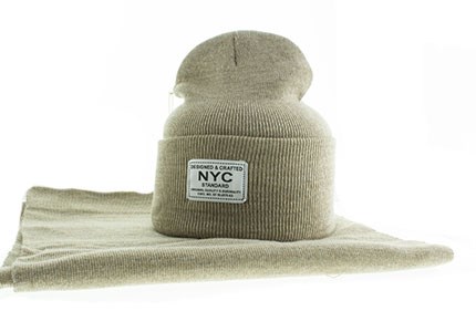 Комплект женский VEPANSE (шапка + хомут) 50% шерсть,50% акрил (1209-33) - фото 28653