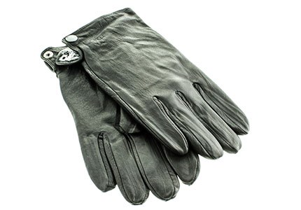 Перчатки муж. Matrix нат.кожа оленья черн подкл. плюш (306) - фото 28708