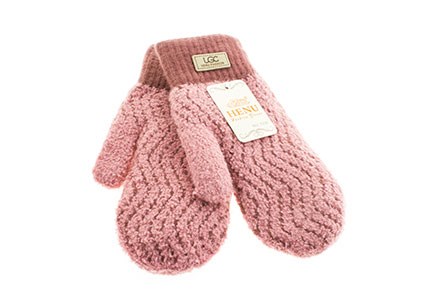 Варежки женские HENU 40% шерсть, 50% акрил, 10% спандекс (7232) - фото 28745