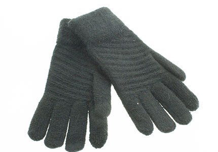 Перчатки женские Лилия 75% кролик, 20% бамбук, 4% акрил 1%спандекс  (15-6) - фото 28752