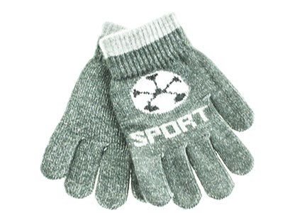 Детские перчатки Атюша 43%шерсть, 50% фибра, 7% спандекс (2004) - фото 28769