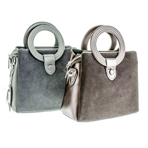 Сумка  женская  натуральная кожа/ нат замша (3028-1) - фото 28969