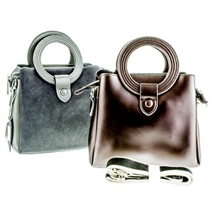 Сумка  женская  натуральная кожа/ нат замша (3028-1) - фото 28970