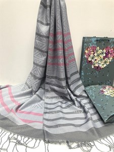 Палантин женский DULANNA 30% шерсть, 70% вискоза 180*80  (229253) - фото 29079