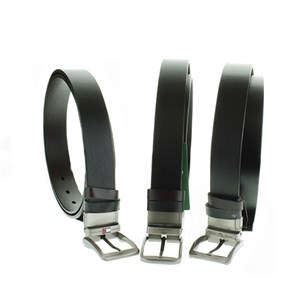 Ремень (аналог) мужской нат.кожа, класс.пряжка (19.02-15) - фото 29155