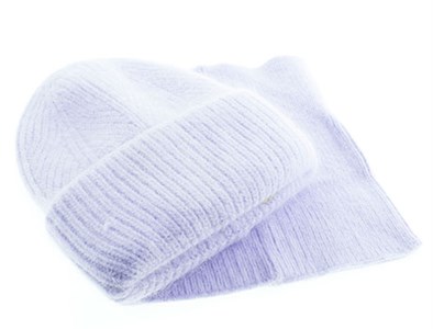 Комплект женский VIL-SCARF (шапка+хомут) 80% ангора,10% шерсть,10% акрил (22-623) - фото 29206