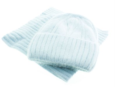 Комплект женский VIL-SCARF (шапка+хомут) 80% ангора,10% шерсть,10% акрил (221612) - фото 29207