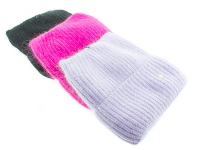 Шапка женская Leydis  60% ангора, 20% акрил, 10% полиамид, 10% вискоза на флисе(0211-3) - фото 29236