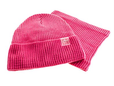 Комплект подростковый Classic (шапка+хомут), 50% шерсть, 50% акрил  (0311-8) - фото 29248