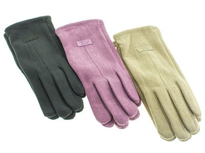 Перчатки женские Солнце текстиль подклад плюш  (D3) - фото 29354
