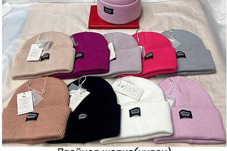 Шапка женская WOMEN CASUAL 40% кашемир 30% шерсть 20% вискоза 10% пан (0512-1) - фото 29494