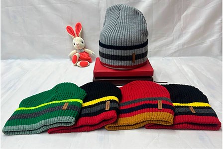 Шапка подростковая CLASSIC  50% шерсть, 50% акрил на флисе (0512-2) - фото 29495