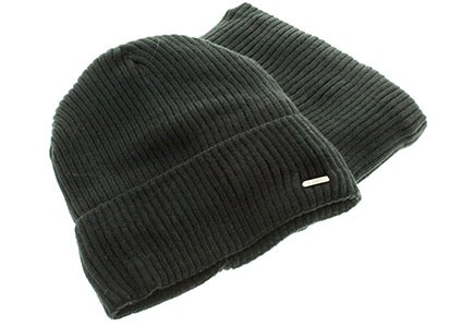 Комплект подростковый Classic (шапка+хомут), 30% шерсть, 70% акрил на флисе  (0612-6) - фото 29503