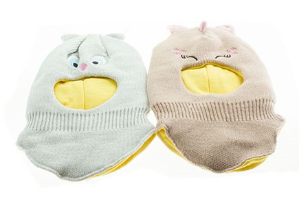 Шапка- шлем детский 50% шерсть, 50% акрил (0612-7) - фото 29504