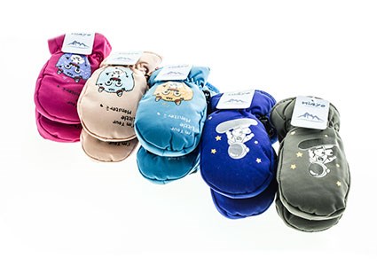 Детские варежки Miayo 100% полиэстер, непромокаемые (VA-215) - фото 29654