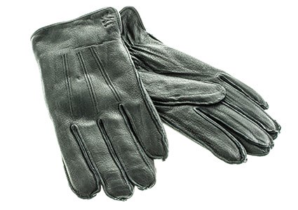 Перчатки муж. Eternal олен.кожа черн подкл. пол.плюш  (1412-1) - фото 29667